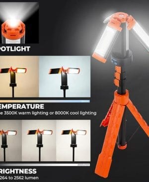 <h1 class="product_title entry-title">Light With Stand Triple Cordless LED</h1> - Image 5