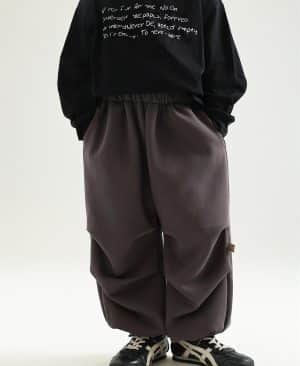 <h1 class="product_title entry-title">Autumn And Winter Children's Clothing Fleece-lined Casual All-match Loose Knitted Trousers</h1> - Image 3