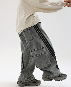 ⁦<h1 class="product_title entry-title">جينز دافئ للأطفال مبطن بالفليس لخريف وشتاء 2023</h1>⁩ - الصورة ⁦5⁩