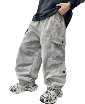 Boys Spring Clothing New Cargo Pants Trendy Handsome - Image 3