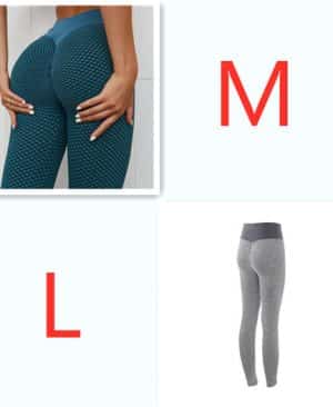 <h1 class="product_title entry-title">Plaid Leggings Fitness Yoga Pants Women's Seamless High Waist Breathable Gym Leggings</h1> - Image 10