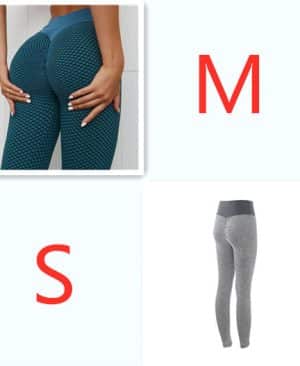 <h1 class="product_title entry-title">Plaid Leggings Fitness Yoga Pants Women's Seamless High Waist Breathable Gym Leggings</h1> - Image 7