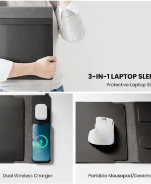 <h1 class="product_title entry-title">4 In 1 Wiresless Charging Laptop Sleeve</h1> - Image 3