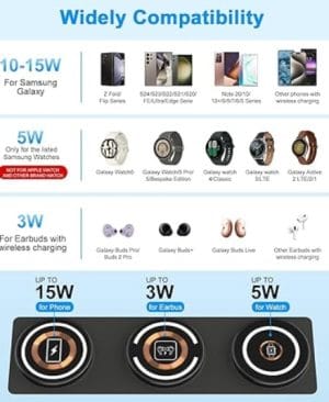 3-In-1 Foldable Wireless Fast Charger - Image 6