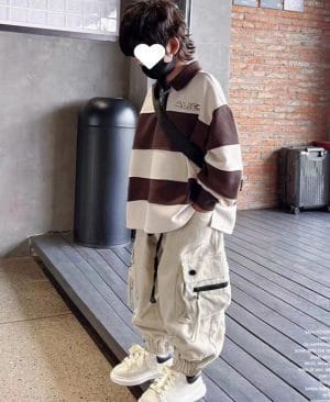 ⁦<h1 class="product_title entry-title">سروال أطفال للعمل في الربيع والخريف</h1>⁩ - الصورة ⁦5⁩