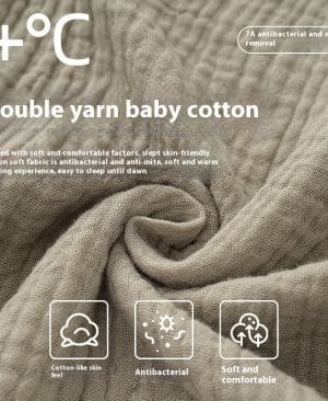 <h1 class="product_title entry-title">Woven Gauze Pajamas Men's Spring And Autumn Thin Homewear Suit</h1> - Image 4