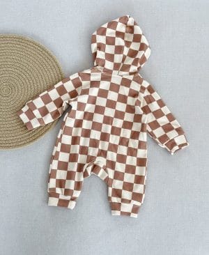 <h1 class="product_title entry-title">Hooded Pure Cotton Romper Children's Long Sleeve Jumpsuit Outer Wear</h1> - Image 5