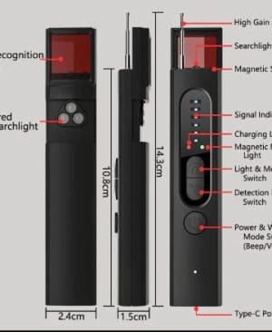 ⁦<h1 class="product_title entry-title">جهاز كشف الكاميرات الخفية</h1>⁩ - الصورة ⁦4⁩