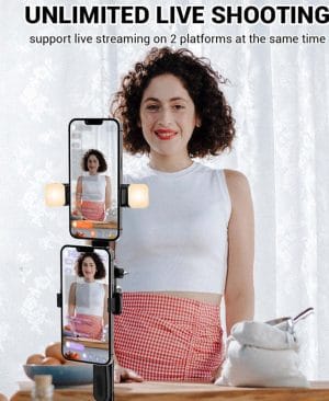 <h1 class="product_title entry-title">360 Rotating Pan Tilt Selfie Stick Tripod</h1> - Image 4