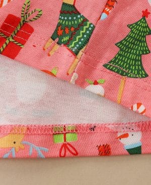 <h1 class="product_title entry-title">Girl's Long Sleeve Knitted Cotton Cartoon Print Dress</h1> - Image 4