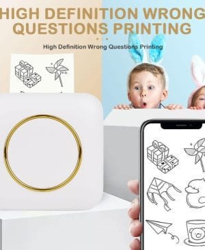 ⁦<h1 class="product_title entry-title">طابعة ميني محمولة - طباعة فورية عبر البلوتوث</h1>⁩ - الصورة ⁦4⁩