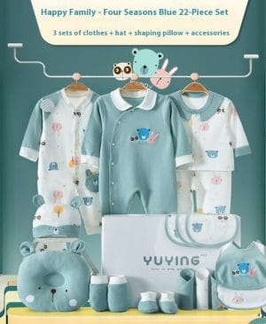 <h1 class="product_title entry-title">Clothes For Babies Spring And Autumn Gift Set</h1> - Image 8