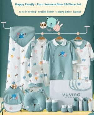 <h1 class="product_title entry-title">Clothes For Babies Spring And Autumn Gift Set</h1> - Image 7