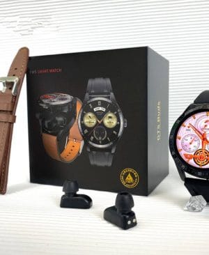 ⁦<h1 class="product_title entry-title">سماعات أذن لاسلكية HI-FI 2 في 1 مع ساعة ذكية للرجال</h1>⁩ - الصورة ⁦3⁩