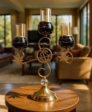Luxury 3-Head Candle Holder - Image 4