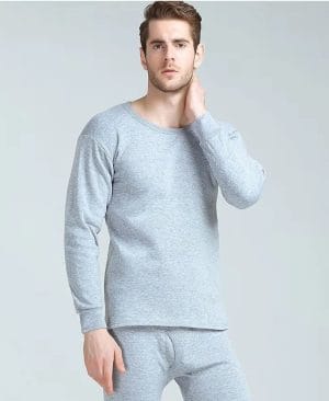 <h1 class="product_title entry-title">Men's Thermal Underwear Fleece-lined Thickened Long Johns Top & Bottom</h1> - Image 3