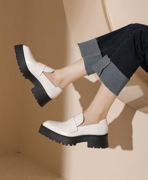 <h1 class="product_title entry-title">Niche Design Retro Mary Jane Shoes For Women Square Toe Shallow Mouth</h1> - Image 3