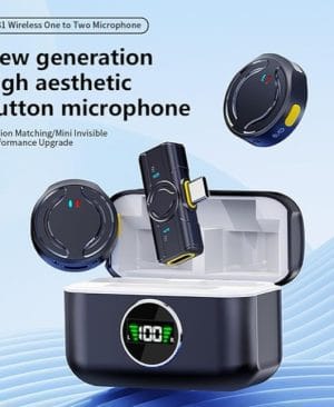 ⁦<h1 class="product_title entry-title">ميكروفون لاسلكي مع علبة شحن</h1>⁩ - الصورة ⁦5⁩