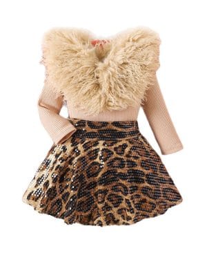 ⁦<h1 class="product_title entry-title">طقم تنورة بطبعة الفهد مع ترتر</h1>⁩ - الصورة ⁦6⁩