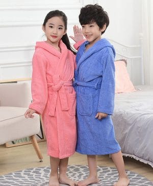 <h1 class="product_title entry-title">Pure Cotton Hotel Bathrobe Thickening Towel Material Nightgown</h1> - Image 5