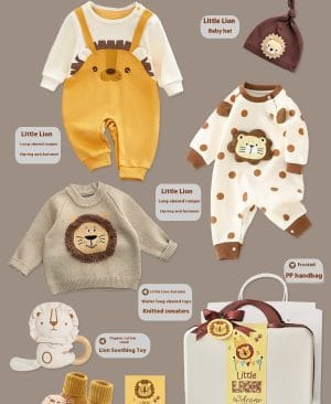 <h1 class="product_title entry-title">Baby Gift Box Set Little Lion Knitted Sweater</h1> - Image 7