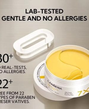 ⁦<h1 class="product_title entry-title">لانبينا - لاصقات العين الهيدرا-جل 24K ذهب</h1>⁩ - الصورة ⁦4⁩