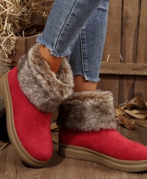 <h1 class="product_title entry-title">Women's Fleece-lined Cotton Snow Boots</h1> - Image 3