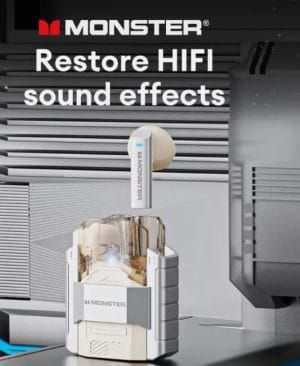 ⁦<h1 class="product_title entry-title">سماعات الأذن اللاسلكية Monster XKT23</h1>⁩ - الصورة ⁦6⁩