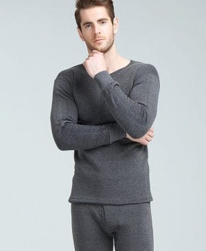 <h1 class="product_title entry-title">Men's Thermal Underwear Fleece-lined Thickened Long Johns Top & Bottom</h1> - Image 6