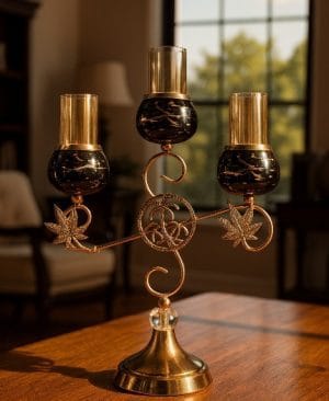 Luxury 3-Head Candle Holder - Image 3