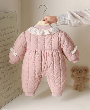 <h1 class="product_title entry-title">Baby Girl Autumn And Winter New Cute Princess Thin Cotton Romper Girl Romper Outwear</h1> - Image 6