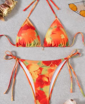 ⁦<h1 class="product_title entry-title">بيكيني نسائي قطعتين مطبوع</h1>⁩ - الصورة ⁦5⁩