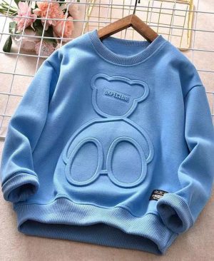 <h1 class="product_title entry-title">Long Sleeved T Shirt Children Plus Velvet Bottoming Shirt</h1> - Image 3