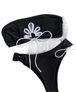 <h1 class="product_title entry-title">Strapless Detachable Shoulder Strap Bikini Split Swimsuit</h1> - Image 4