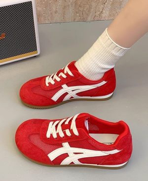 ⁦<h1 class="product_title entry-title">أحذية كورتز النسائية الجلدية ذات النعل السميك والشبكي القابل للتنفس</h1>⁩ - الصورة ⁦10⁩