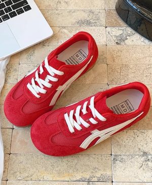 ⁦<h1 class="product_title entry-title">أحذية كورتز النسائية الجلدية ذات النعل السميك والشبكي القابل للتنفس</h1>⁩ - الصورة ⁦4⁩