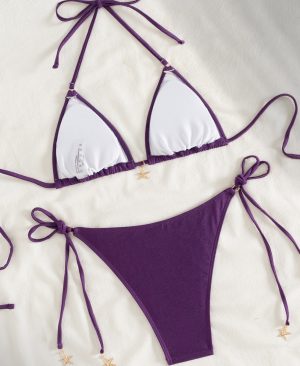 ⁦<h1 class="product_title entry-title">بيكيني مثلث الكوب مع حمالة للنساء</h1>⁩ - الصورة ⁦5⁩