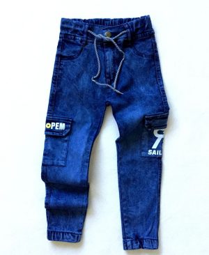 ⁦<h1 class="product_title entry-title">جينز كارجو متعدد الجيوب بطبعة مونوغرام للأولاد</h1>⁩ - الصورة ⁦3⁩