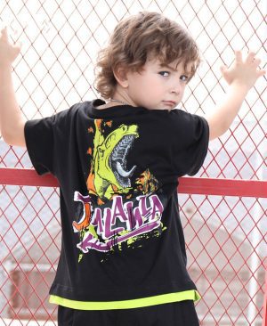 <h1 class="product_title entry-title">Dinosaur boy short sleeve T-shirt</h1> - Image 5
