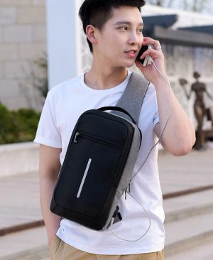 <h1 class="product_title entry-title">Anti-theft USB charging chest bag with you</h1> - Image 5