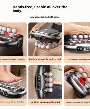 ⁦<h1 class="product_title entry-title">مساج للاسترخاء العضلي مسدس تدليك متعدد الرؤوس تدليك عميق للياقة البدنية للجسم مساج كهربائي للاسترخاء للظهر والكتفين والساقين والقدم 16 رأس</h1>⁩ - الصورة ⁦4⁩