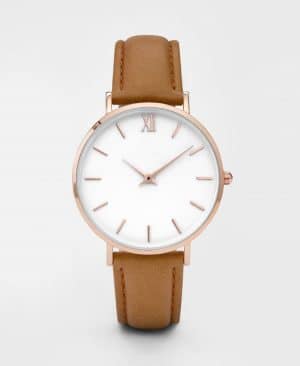 ⁦<h1 class="product_title entry-title">ساعات نسائية عصرية جلدية كوارتز للسيدات</h1>⁩ - الصورة ⁦8⁩