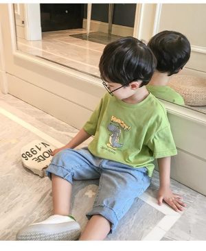 ⁦<h1 class="product_title entry-title">جينز قصير للأطفال</h1>⁩ - الصورة ⁦5⁩