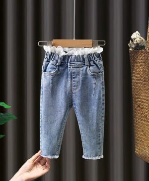 ⁦<h1 class="product_title entry-title">بنطلون طويل للأطفال من الجينز الناعم</h1>⁩ - الصورة ⁦5⁩