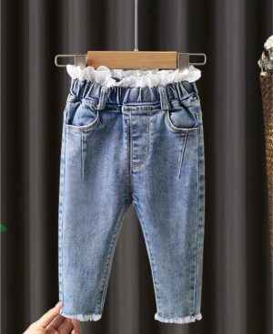 ⁦<h1 class="product_title entry-title">بنطلون طويل للأطفال من الجينز الناعم</h1>⁩ - الصورة ⁦3⁩