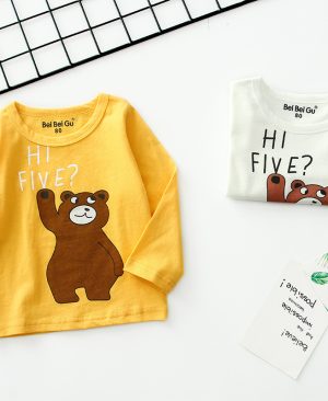 Cartoon children's long sleeve t-shirt bottoming shirt - Image 7