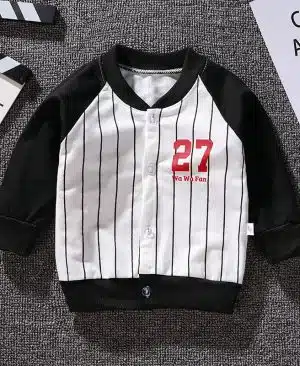 <h1 class="product_title entry-title">Boys And Girls Jackets Korean Baseball Uniforms Children's Babies Casual Western Style</h1> - Image 2