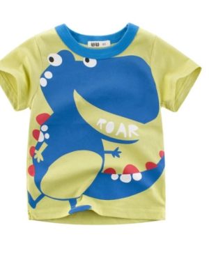 <h1 class="product_title entry-title">Children's Wear Summer New Korean Children's Boys Cotton T-shirt Men's Treasure In Children's Short Sleeves</h1> - Image 4