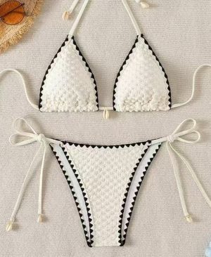 <h1 class="product_title entry-title">Women's Sexy Printed Multi-Color Drawstring Bikini Swimsuit</h1> - Image 8