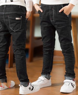 <h1 class="product_title entry-title">Children's Clothing, Boys' Jeans With Thick Fleece, Winter Children's Casual Wear</h1> - Image 5